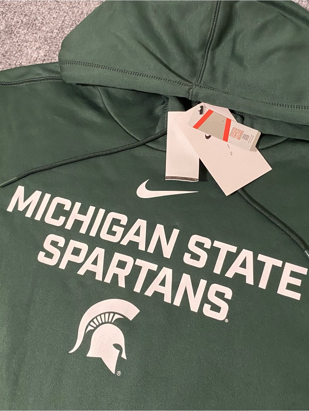 Nike Michigan State Spartans Sideline Hoodie Mens Large NWT - Picture 5 of 11